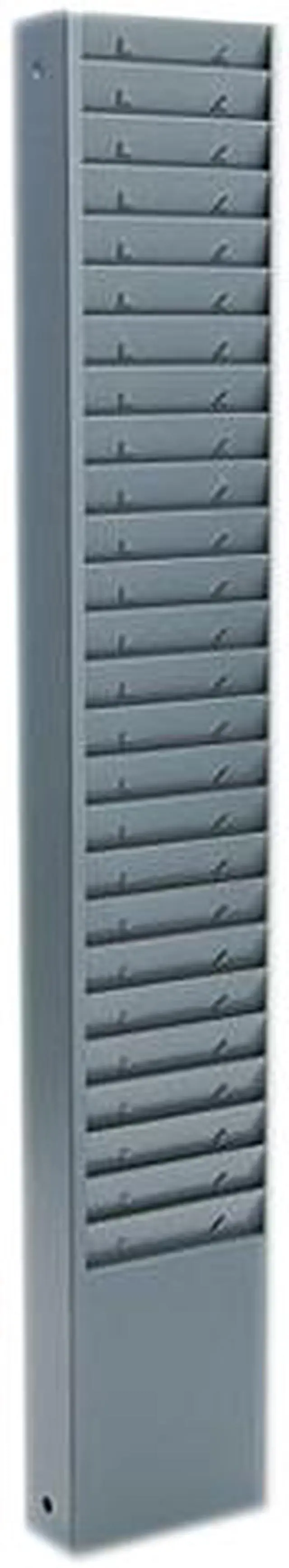 Buddy Products 800-1 Fixed-Size 25-Pocket Time Card Rack, Seven Inch ...