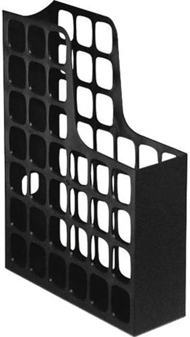 Main image of Oxford 24466 DecoFile Plastic Magazine File, 3 x 9 1/2 x 12 1/2, Black