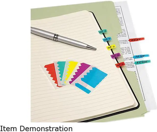Main image of Redi-Tag 72001 Mini Arrow Page Flags, Blue/Mint/Purple/Red/Yellow, 154 Flags/Pack