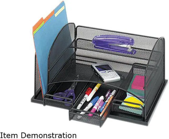 Main image of Safco 3252BL Three Drawer Organizer, Steel, 15 7/8 x 11 3/8 x 8