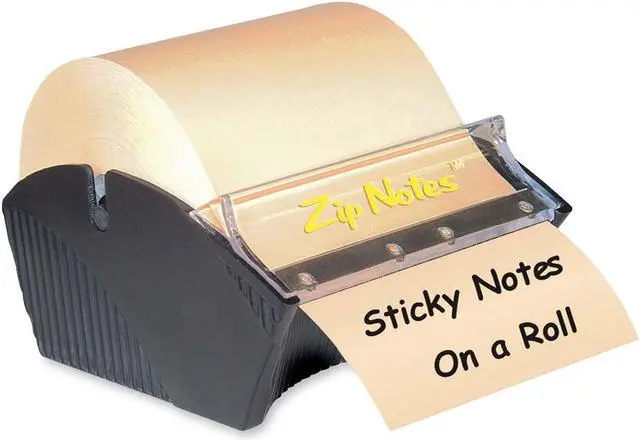 Main image of Zip Notes 0021 Manual Sticky Note Dispenser, 3 x 3, Dark Blue