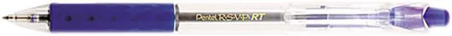 Main image of Pentel R.S.V.P. RT Retractable Ball Point Pen, Med Pt, Blue, Dozen