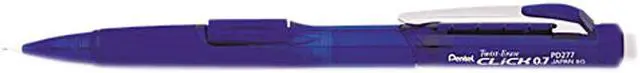 Main image of Pentel Twist-Erase CLICK Automatic Pencil, 0.7 mm, Blue Barrel