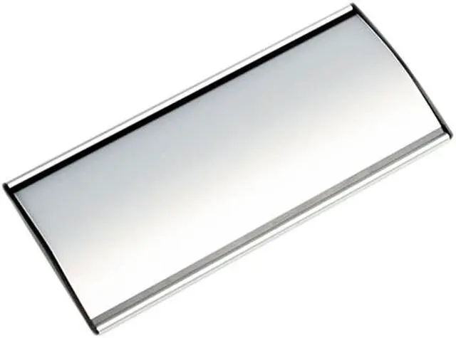 Main image of Advantus 75390 People Pointer Wall/Door Sign, Aluminum Base, 8-3/4 x 4, Black/Silver
