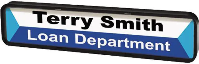 Main image of Advantus 83700 DIY Sign, Plastic, 9-3/8 x 1-7/8, Black