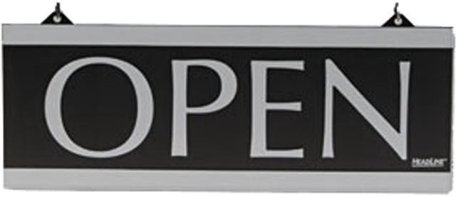 Century Series Reversible Open/Closed Sign, w/Suction Mount, 13 x 5, Black Century Series Reversible Open/Closed Sign, w/Suction Mount, 13 x 5, Black