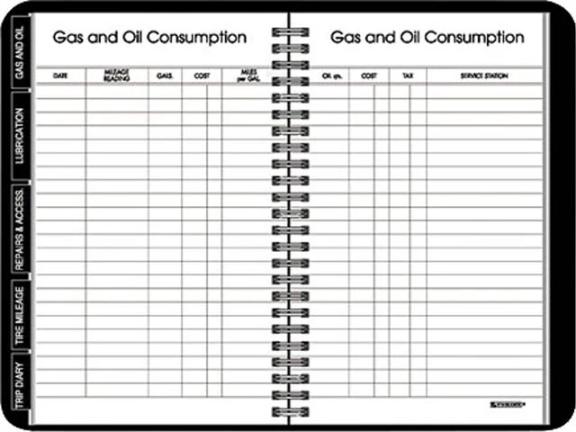 AT-A-GLANCE 80-135-05 Auto Record Book, Black, 3-3/4 x 6-1/8, - Newegg.com