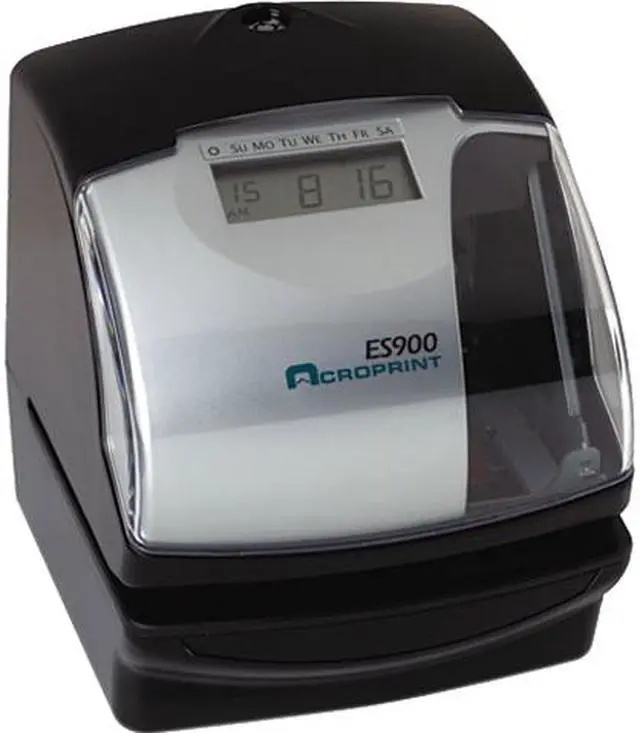 Main image of Acroprint 010209000 ES900 Digital Automatic Payroll Recorder/Time Clock, Black