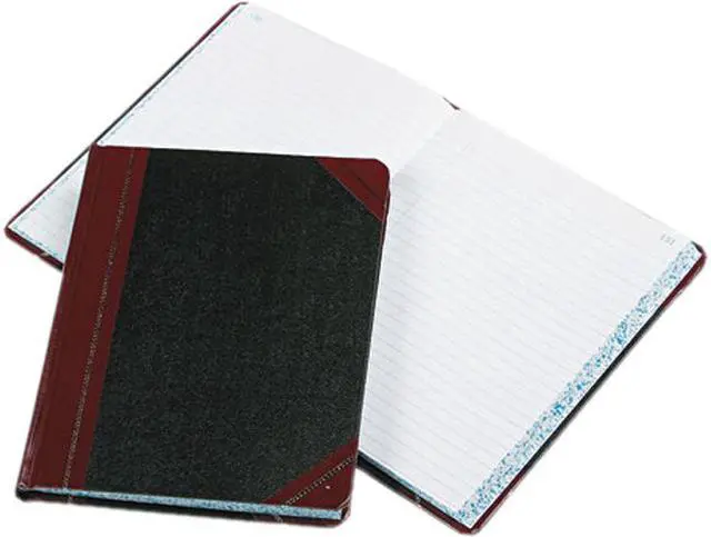 Main image of Boorum & Pease 38-300-R Record/Account Book, Record Rule, Black/Red, 300 Pages, 9 5/8 x 7 5/8