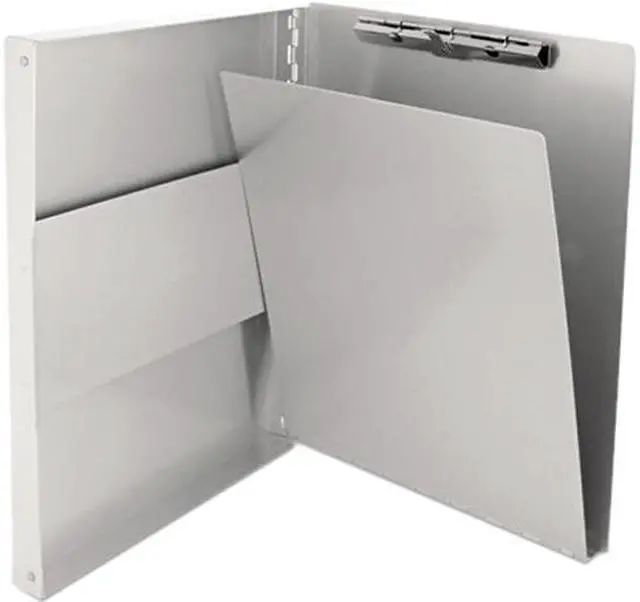 Main image of Saunders 10517 Snapak Aluminum Forms Folder, 1/2" Capacity, Holds 8-1/2w x 12h, Silver