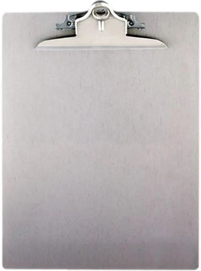 Main image of Saunders 22517 Aluminum Clipboard w/High-Capacity Clip, 1" Capacity, Holds 8 1/2 x 12, Silver