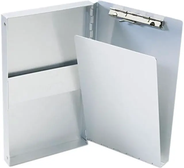 Main image of Saunders 10507 Snapak Aluminum Forms Folder, 3/8" Capacity, Holds 5-2/3w x 9-1/2h, Silver