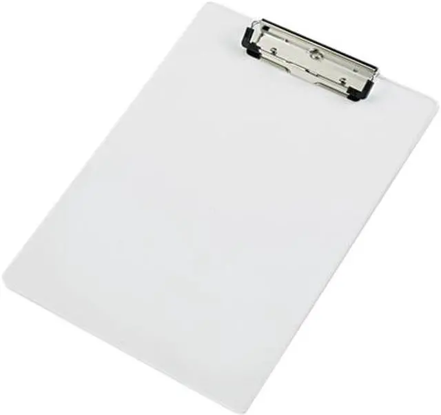 Main image of Saunders 21565 Acrylic Clipboard, 1/2" Capacity, Holds 8-1/2w x 12h, Clear
