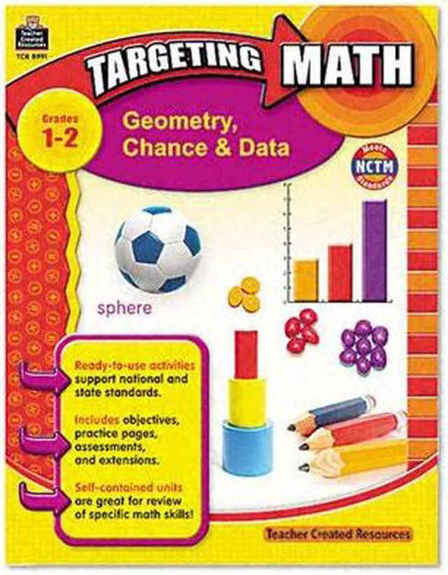 Teacher Created Resources 8991 Targeting Math, Geometry, Chance and ...