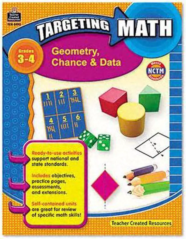 Teacher Created Resources 8995 Targeting Math, Geometry, Chance and ...