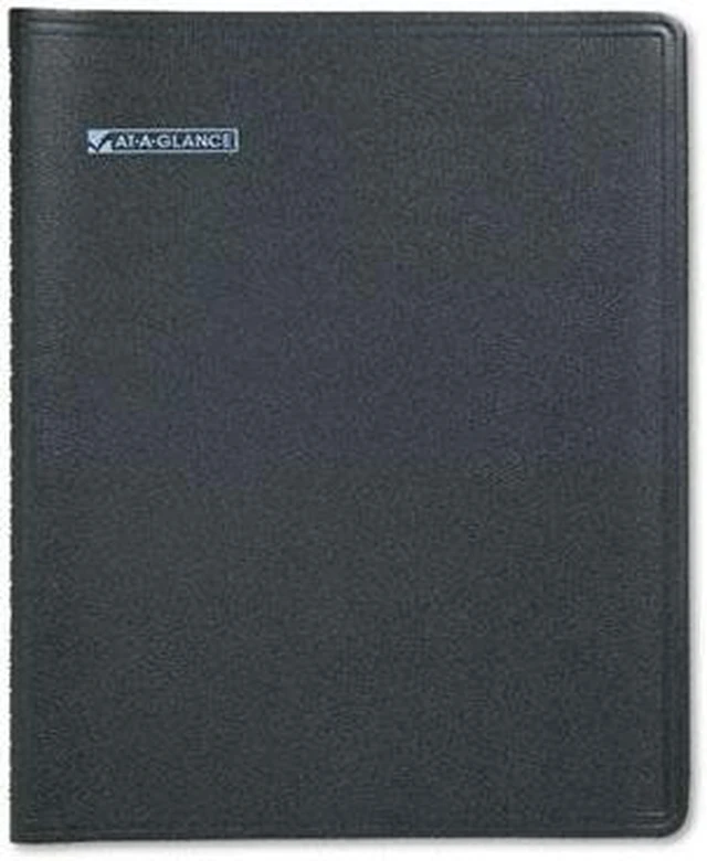 Alt view image 2 of 3 - AT-A-GLANCE 76-01-05 QuickNotes Recycled Weekly/Monthly Appointment Book, Black, 8" x 9 7/8"