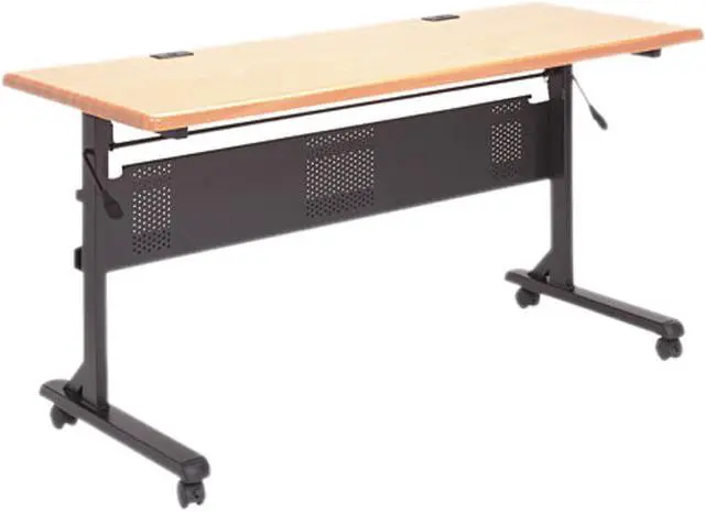 Main image of BALT 89781, Flipper Training Table Base, Flipping L-Leg, 60w x 24d x 29-1/2h, Black, Top Sold Separately, Part# of Top is BLT89879 (Mahogany) and BLT89775 (Teak, newegg item#48-032-043 )
