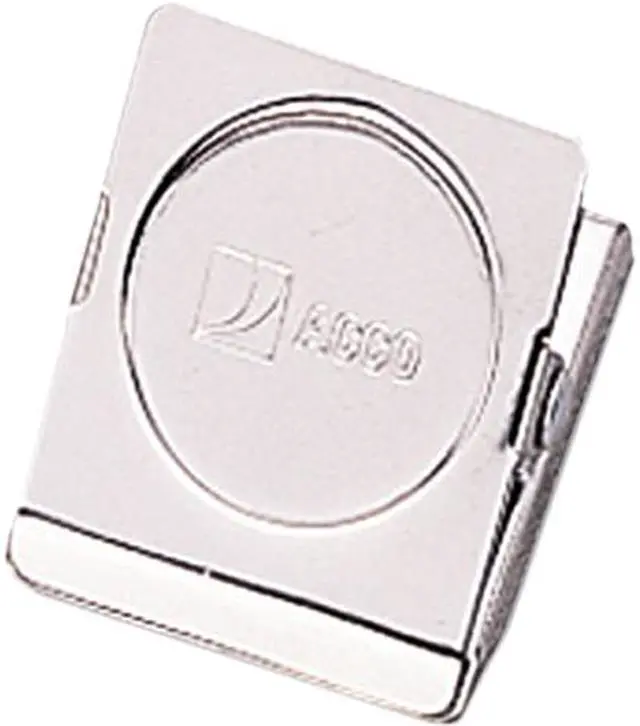 Main image of Acco 72131 Magnetic Clip, Steel, 7/8" Capacity, 1-1/2"w, Chrome