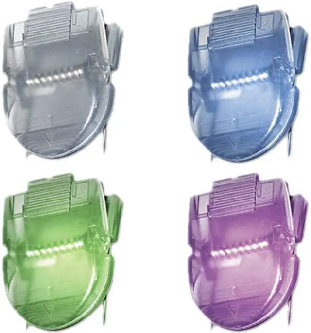 Main image of Advantus 75338 Panel Wall Clips, Metallic Colors, 20/Pack