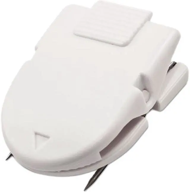 Main image of Advantus 75342 Panel Wall Clips for Fabric Panels, Standard Size, White, 50/Pack