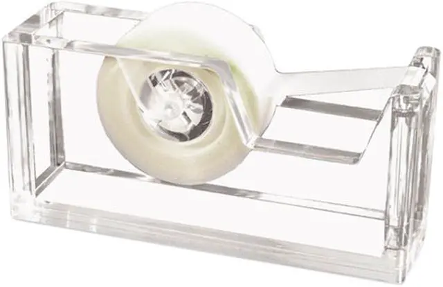 Main image of Kantek AD-60 Desktop Tape Dispenser, 1" core, Heavy Cast Acrylic, Clear