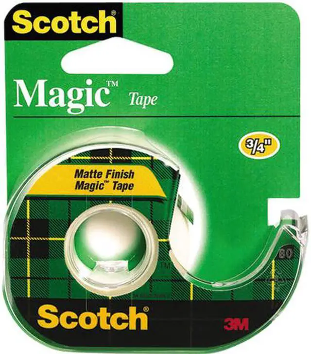 Main image of 3M Magic Tape With Dispenser 3/4"x650" 1/RL Clear 122