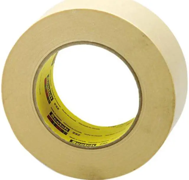 Main image of Scotch 232-2 High Performance Masking Tape, 2" x 60 yards, 3" Core, Tan