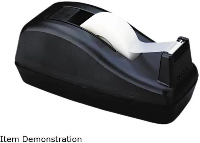Main image of Scotch C40-BK Deluxe Desktop Tape Dispenser, Attached 1" core, Heavily Weighted, Black