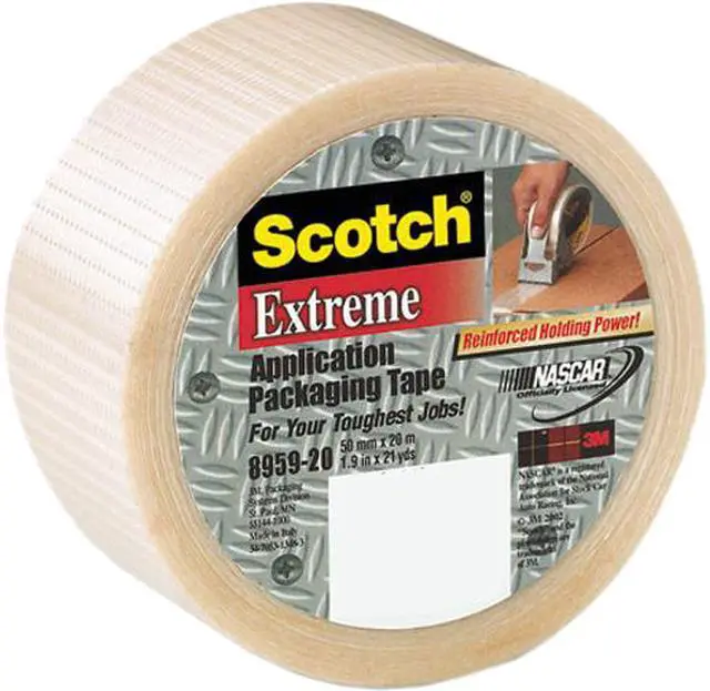 Main image of Scotch 8959 Extreme Application Packaging Tape, 1.88" x 54.6 yards, 3" Core