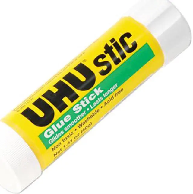 Main image of UHU Stic Permanent Clear Application Glue Stick, 1.41oz.