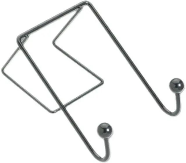 Main image of Fellowes Partition Additions Wire Double-Garment Hook, 4w x 6h, Black