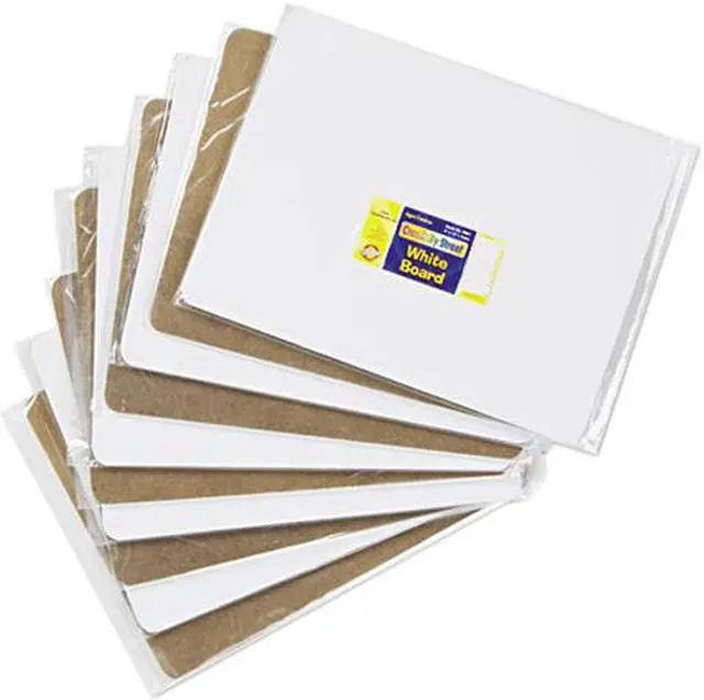 Main image of Chenille Kraft 9881-10 Kraft Unruled Student Dry-Erase Board, Melamine, 12 x 9, White, 10/Set