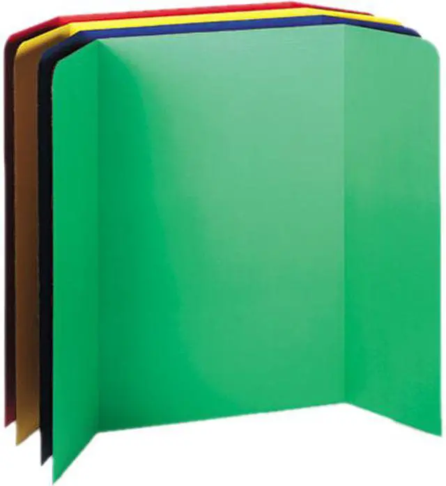 Main image of Pacon 37654 Spotlight Corrugated Presentation Display Boards, 48 x 36, Assorted, 4/Carton