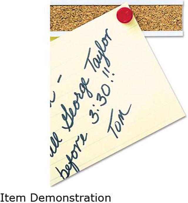 Main image of Quartet 2006 Bulletin Bar I Natural Cork Bulletin, 48 x 1, Natural, Aluminum Frame