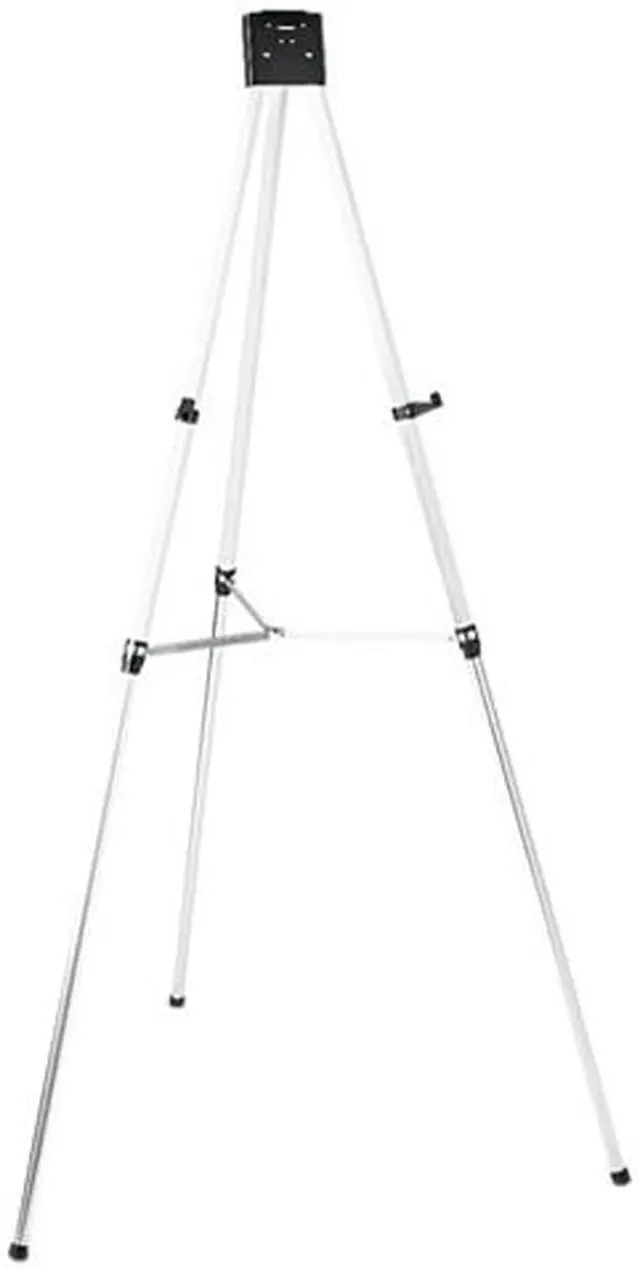 Main image of Quartet 55E Heavy-Duty Telescoping Tripod Easel, 38" to 66" High, Aluminum, Silver