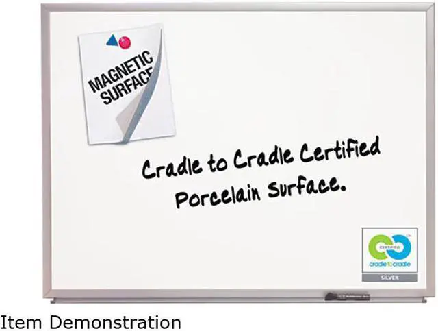 Main image of Quartet 2547(QRT) Magnetic Dry-Erase Board, Porcelain, 72 x 48, White, Aluminum Frame