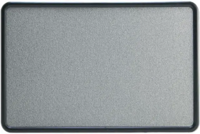 Main image of Quartet 7693G Contour Fabric Bulletin Board, 36 x 24, Gray, Plastic Graphite Frame