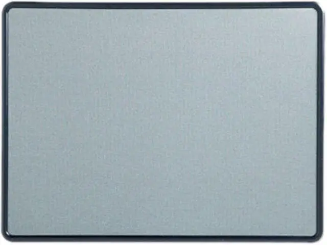 Main image of Quartet 7694BE Contour Fabric Bulletin Board, 48 x 36, Light Blue, Plastic Navy Blue Frame