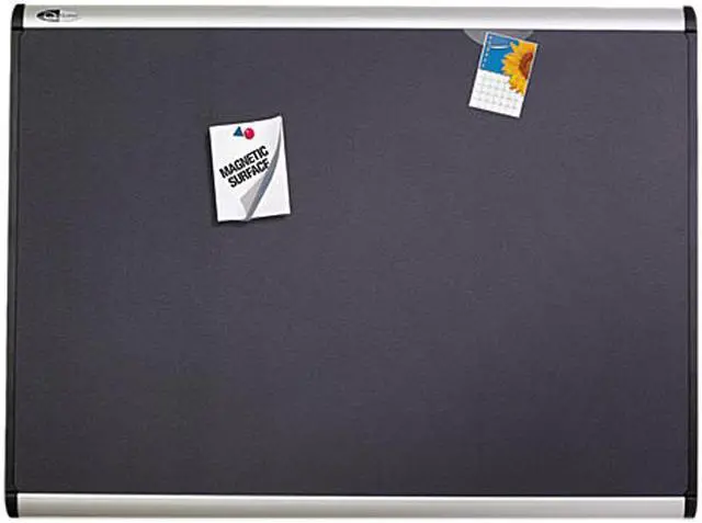 Main image of Quartet MB544A Prestige Plus Magnetic Fabric Bulletin Board, 48 x 36, Aluminum Frame