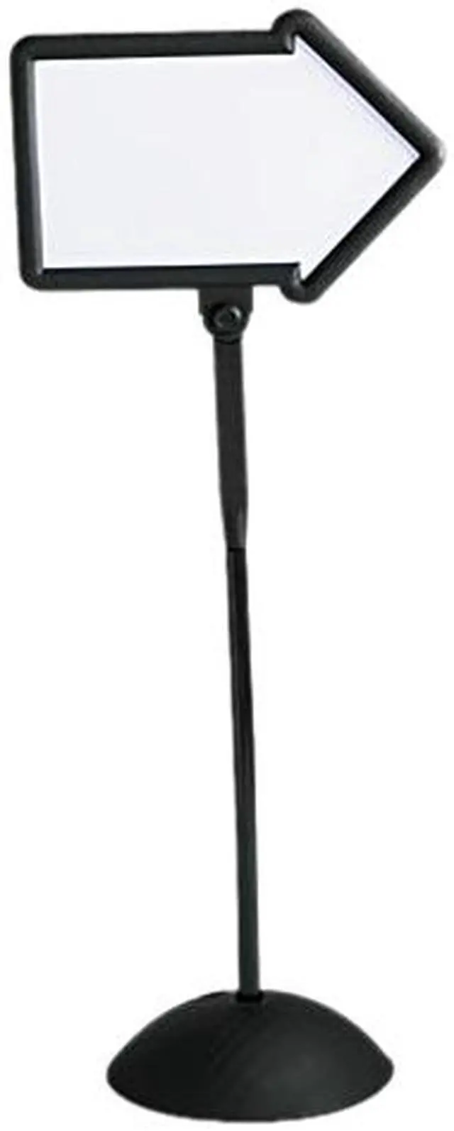 Main image of Safco 4173BL Double-Sided Arrow Sign, Dry Erase Magnetic Steel, 25 1/2 x 60, Black Frame