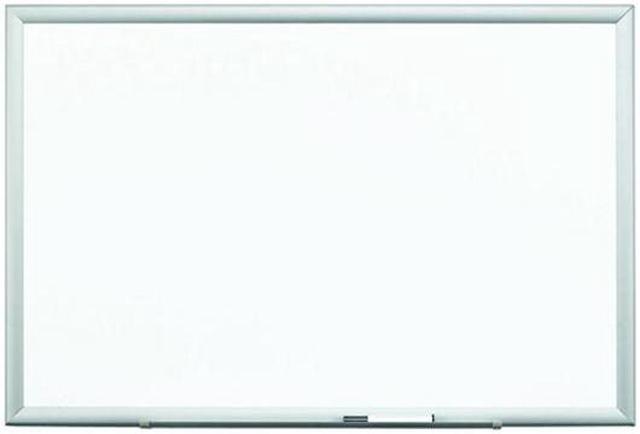 Alt view image 2 of 2 - 3M Premium Porcelain Dry Erase Board, 48 x 36, White, Aluminum Frame