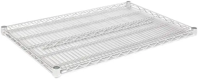 Main image of Alera SW58-3624SR Industrial Wire Shelving Extra Wire Shelves, 36w x 24d, Silver, 2 Shelves/Carton