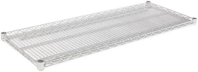 Main image of Alera SW58-4818SR Industrial Wire Shelving Extra Wire Shelves, 48w x 18d, Silver, 2 Shelves/Carton