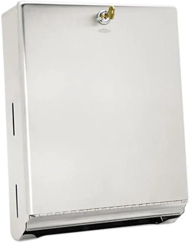 Main image of Bobrick 262 Surface-Mounted Paper Towel Dispenser,10 3/4 x 4 x 14, Satin Stainless Steel