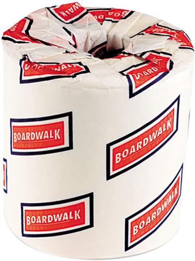 Main image of Boardwalk 6150 Bathroom Tissue, Two-Ply, White, 500 Sheets/Roll, 96 Rolls/Carton