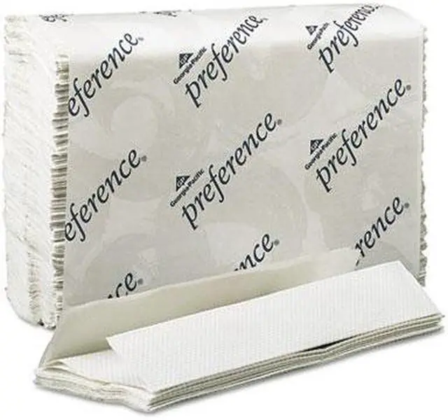 Alt view image 2 of 5 - Georgia Pacific 20241 Premium C-Fold Paper Towel, 10-1/4 x 13-1/4, White, 200/Pack, 12/Carton