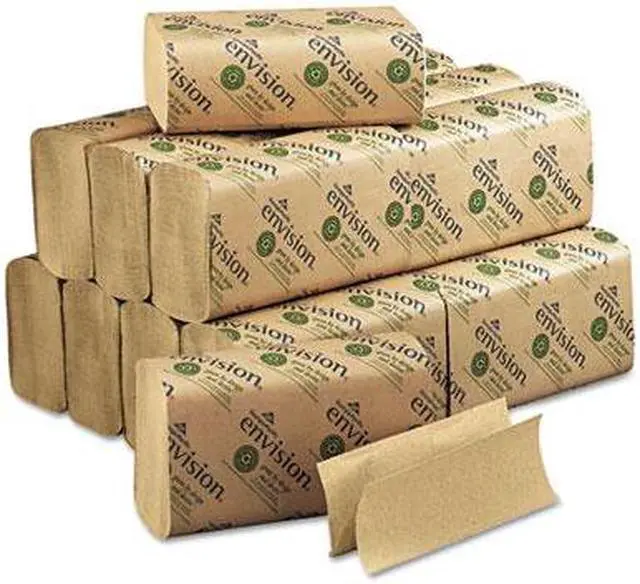 Main image of Georgia Pacific 23304 Envision Multifold Paper Towel, 9-1/4 x 9-1/2, Brown, 250/Pack, 16/Carton