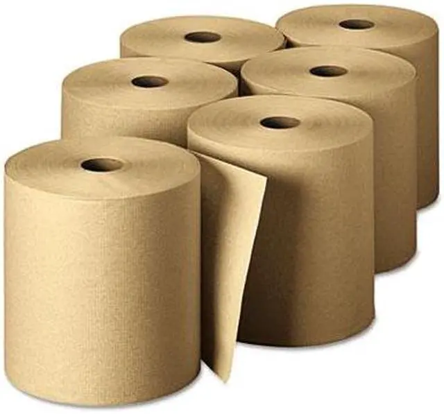 Main image of Georgia Pacific 26301 Envision High-Capacity Nonperforated Paper Towel Roll,7-7/8x800', Brown,6/Carton