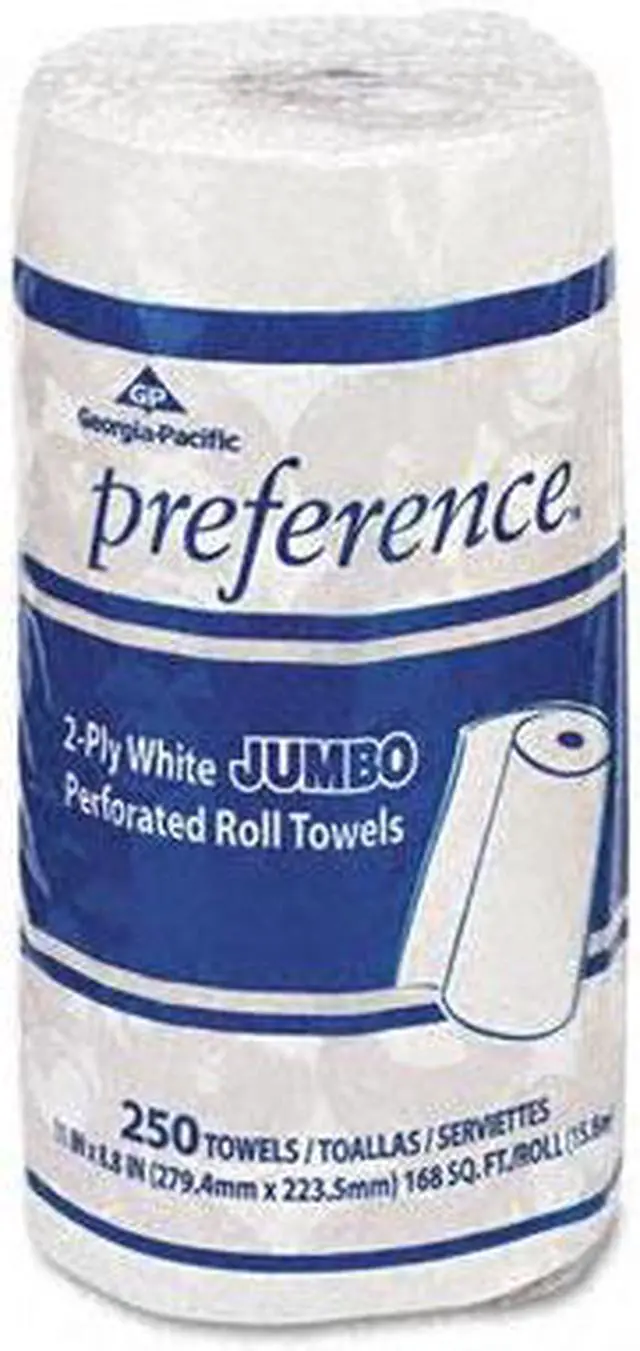 Main image of Georgia Pacific 27700 Perforated Paper Towel, 8-7/8 x 11, White, 250/Roll, 12/Carton