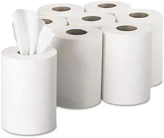 Main image of Georgia-Pacific 28125 Premium Jr. Cap. Center-Pull Towel, 7.8 x 12, White, 275/Roll, 8 Rolls/Carton
